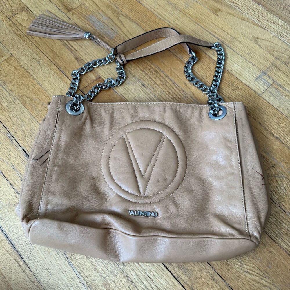 Valentino Nude Color Shoulder Bag